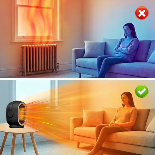 HeatNest – Desktop Electric Space Heater