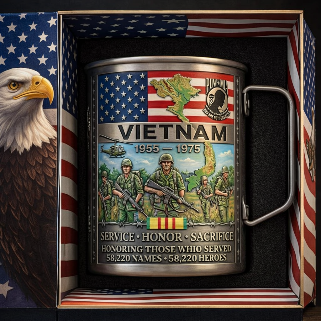 🏆Last Day Promo: 60% OFF 🎖️- Vietnam Veteran Honor Coffee Mug – 1955-1975 Service Tribute
