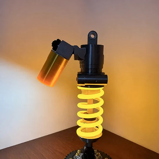 SuspensionGlow – Coil Spring LED Desk Lamp