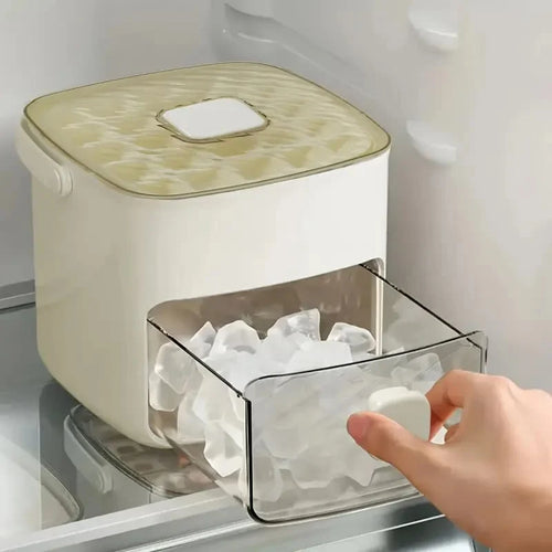 FrostElla – 48-Cube Double-Layer Portable Ice Maker