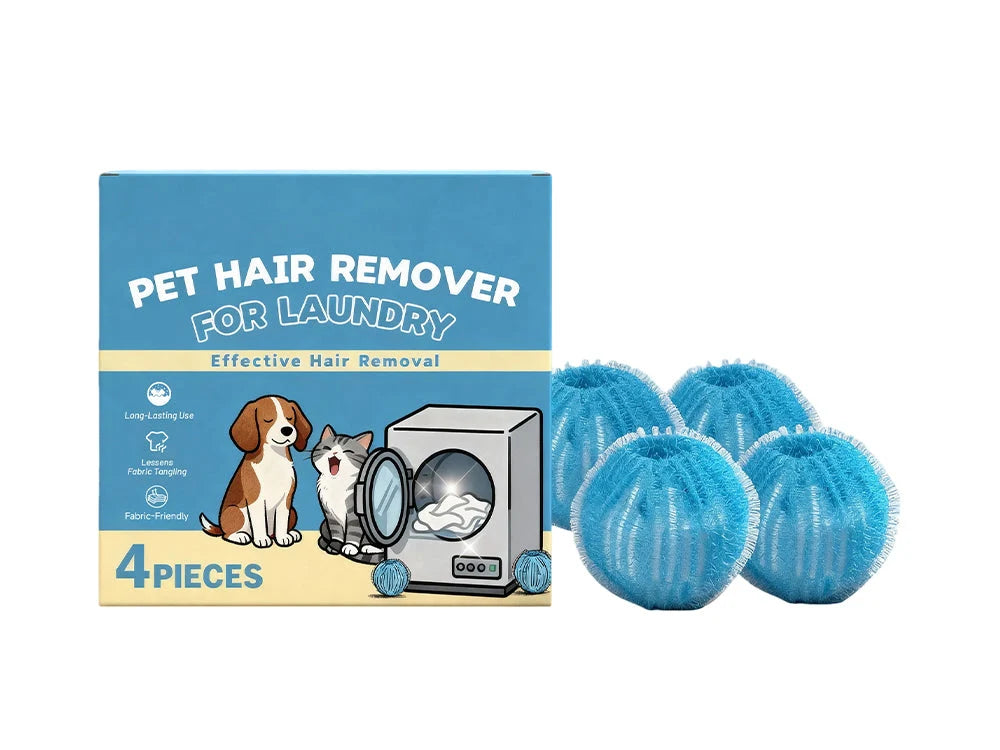 FurEase – Reusable Pet Hair Remover Laundry Balls