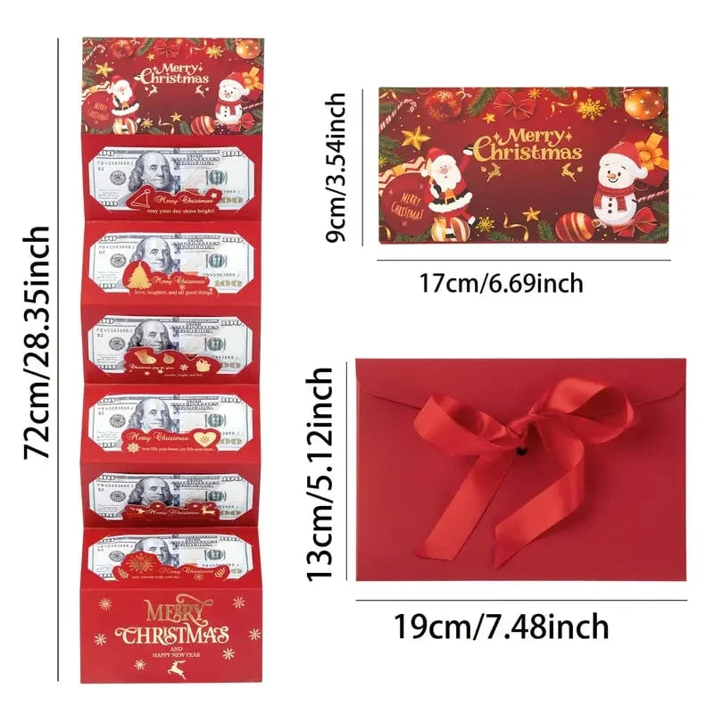 SantaSurprise – Foldable Christmas Cash Gift Wallet