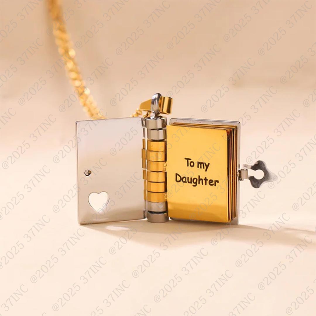 HeartWords - Openable Book Necklace