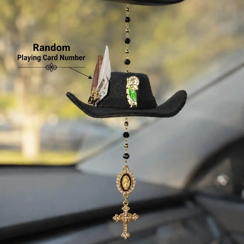 SacredMiles – Handmade Cross Car Ornament