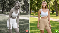 FlexEllea – High-Waisted Athletic Bermuda Shorts