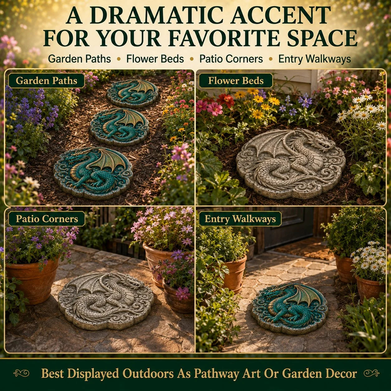 GardenCraft – Reusable Stepping Stone Art Mold