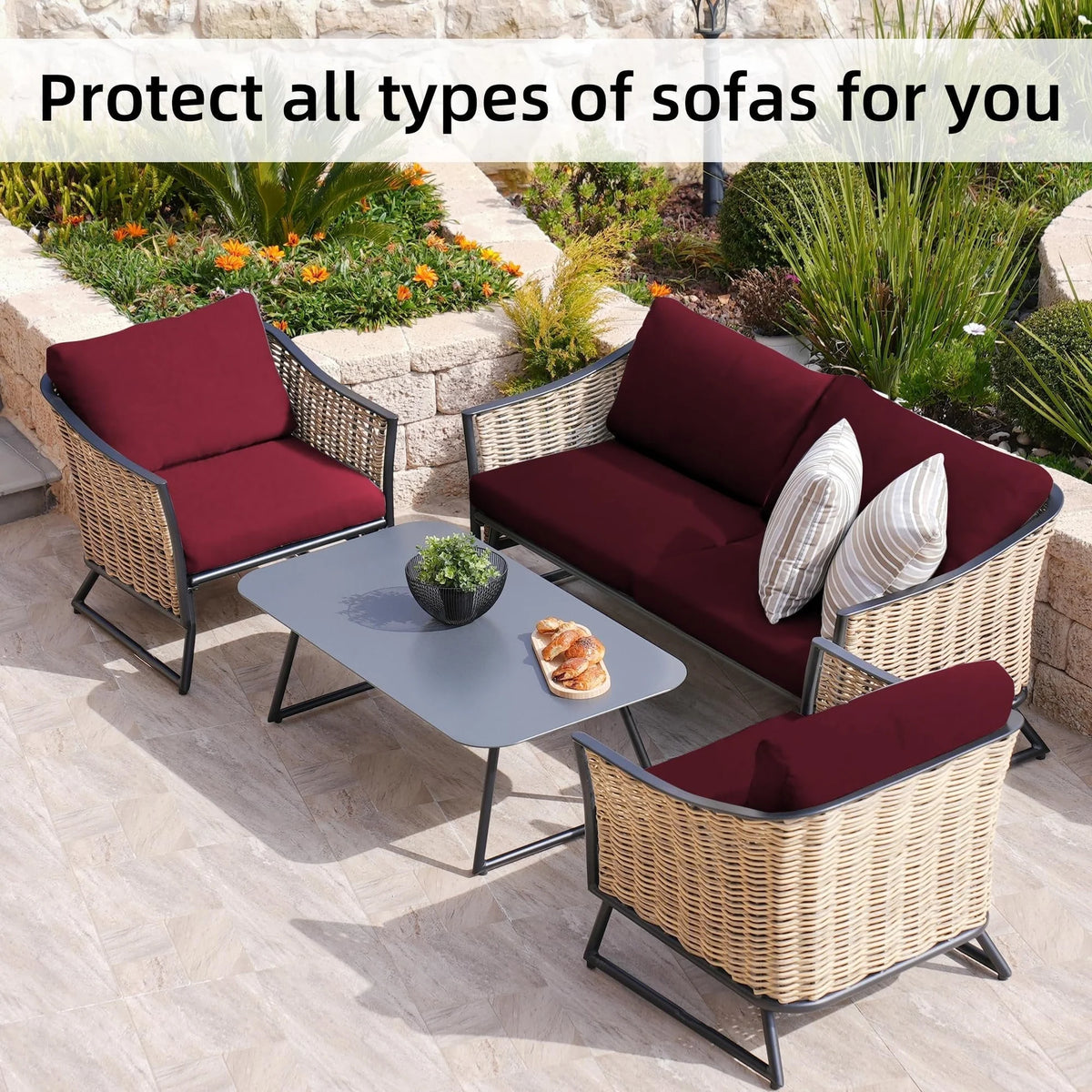 CushionLuxe – Stretch Sofa & Outdoor Cushion Covers