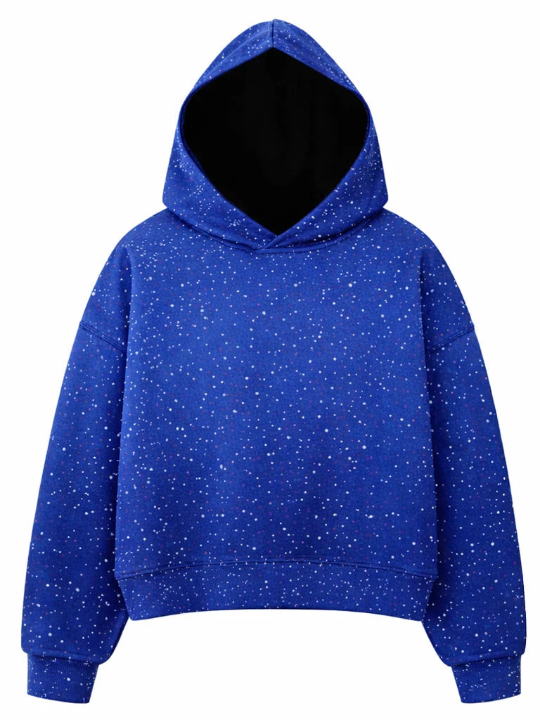 SparkleWear – Glitter Long Sleeve Hoodie