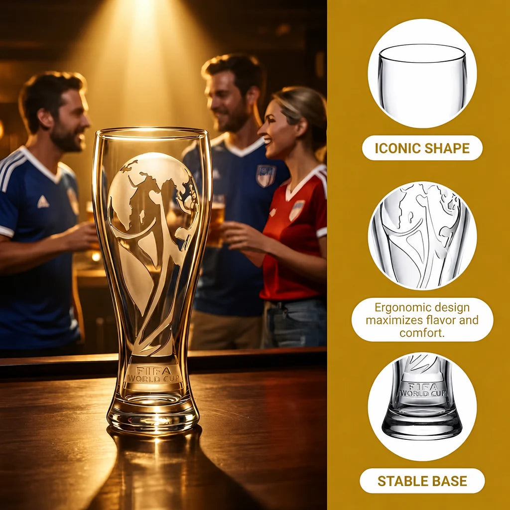 VictorySip – Premium Trophy Beer Glass & Bottle Opener Set