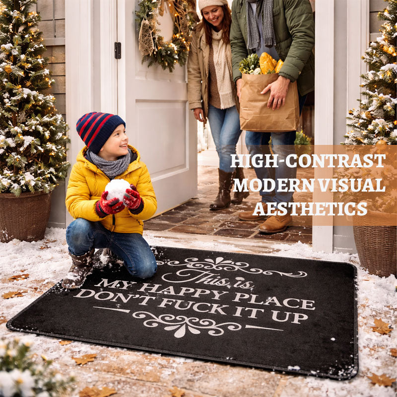 WelcomeWarn – Bold Funny Front Door Doormat