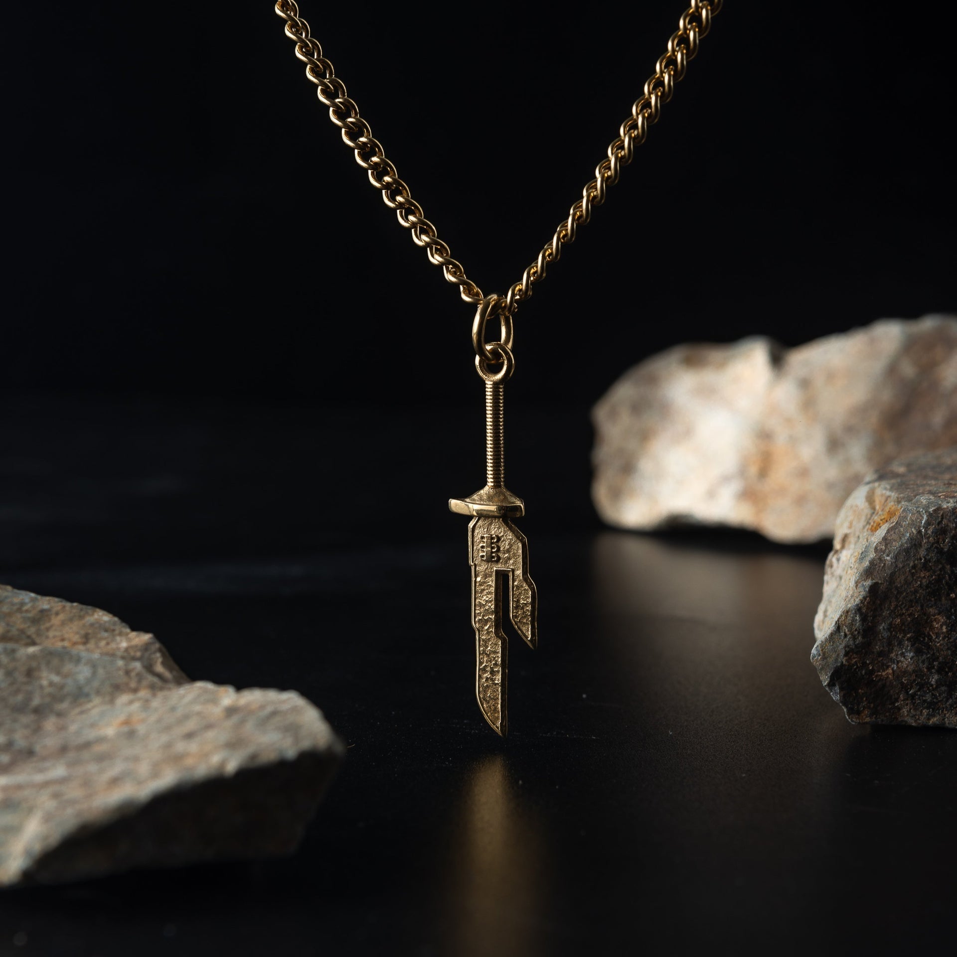 JJK - Inverted Spear of Heaven Necklace (Toji) - craftedbykaiyo