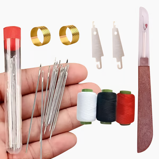 🎉 New Year Sale – 50% OFF❤34PCS Big Eye Steel Needles Set