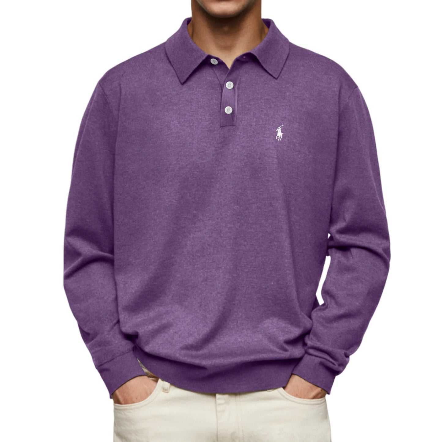 UrbanLuxe – Premium Long Sleeve Polo
