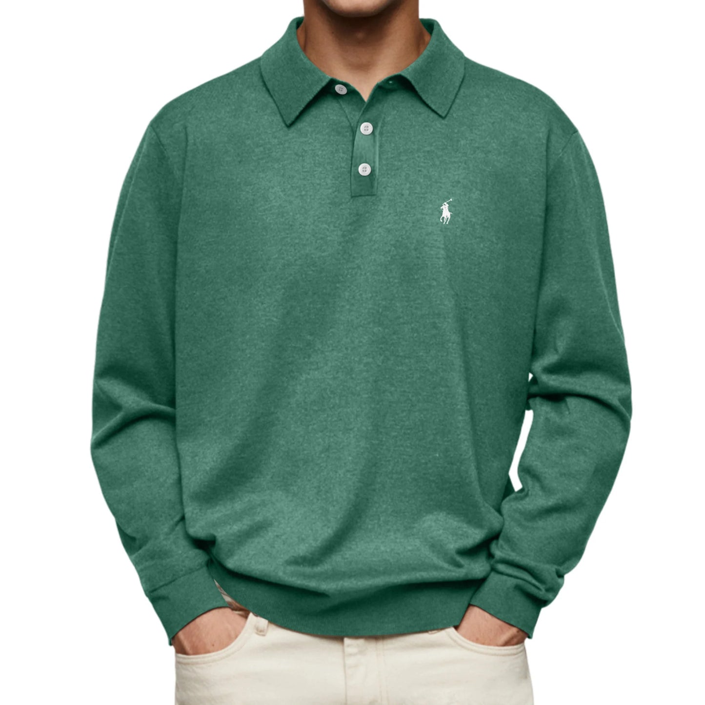 UrbanLuxe – Premium Long Sleeve Polo