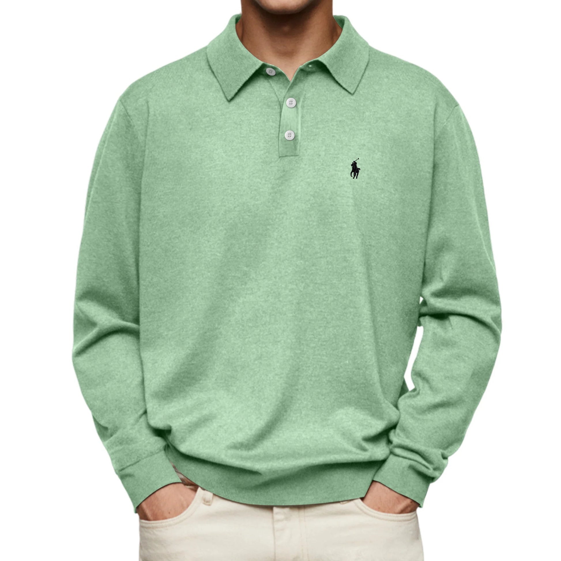 UrbanLuxe – Premium Long Sleeve Polo