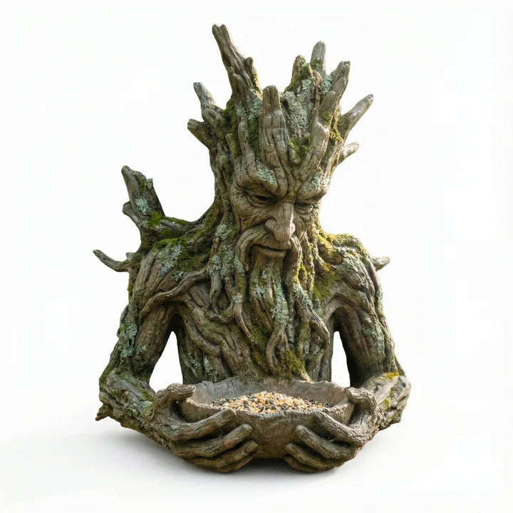 The Quiet Offering A Tree-Integrated Bird Feeding Sculpture  8 inch