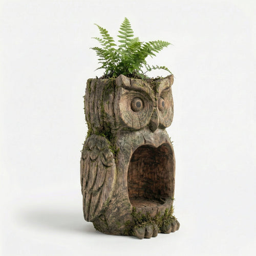 NatureNest – Dual Purpose Owl Bird Feeder Planter