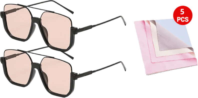 VisionForce – Retro Polarized Aviator Sunglasses