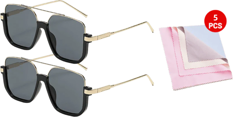 VisionForce – Retro Polarized Aviator Sunglasses