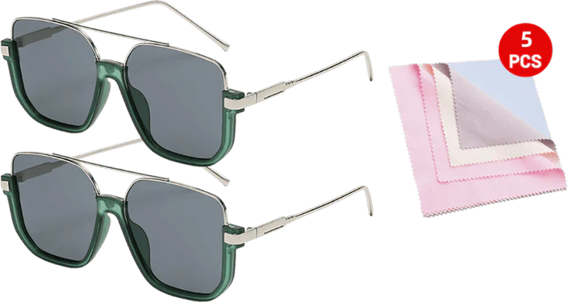 VisionForce – Retro Polarized Aviator Sunglasses