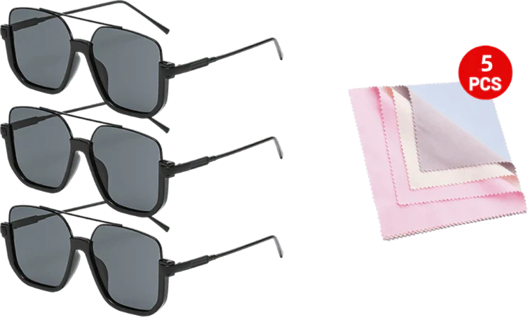 VisionForce – Retro Polarized Aviator Sunglasses
