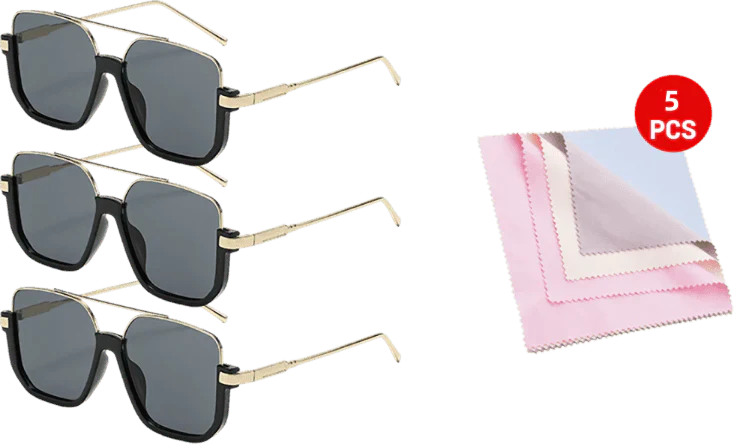 VisionForce – Retro Polarized Aviator Sunglasses