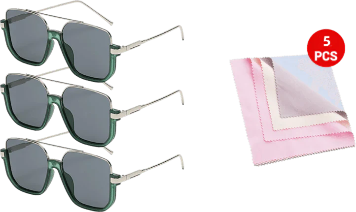 VisionForce – Retro Polarized Aviator Sunglasses