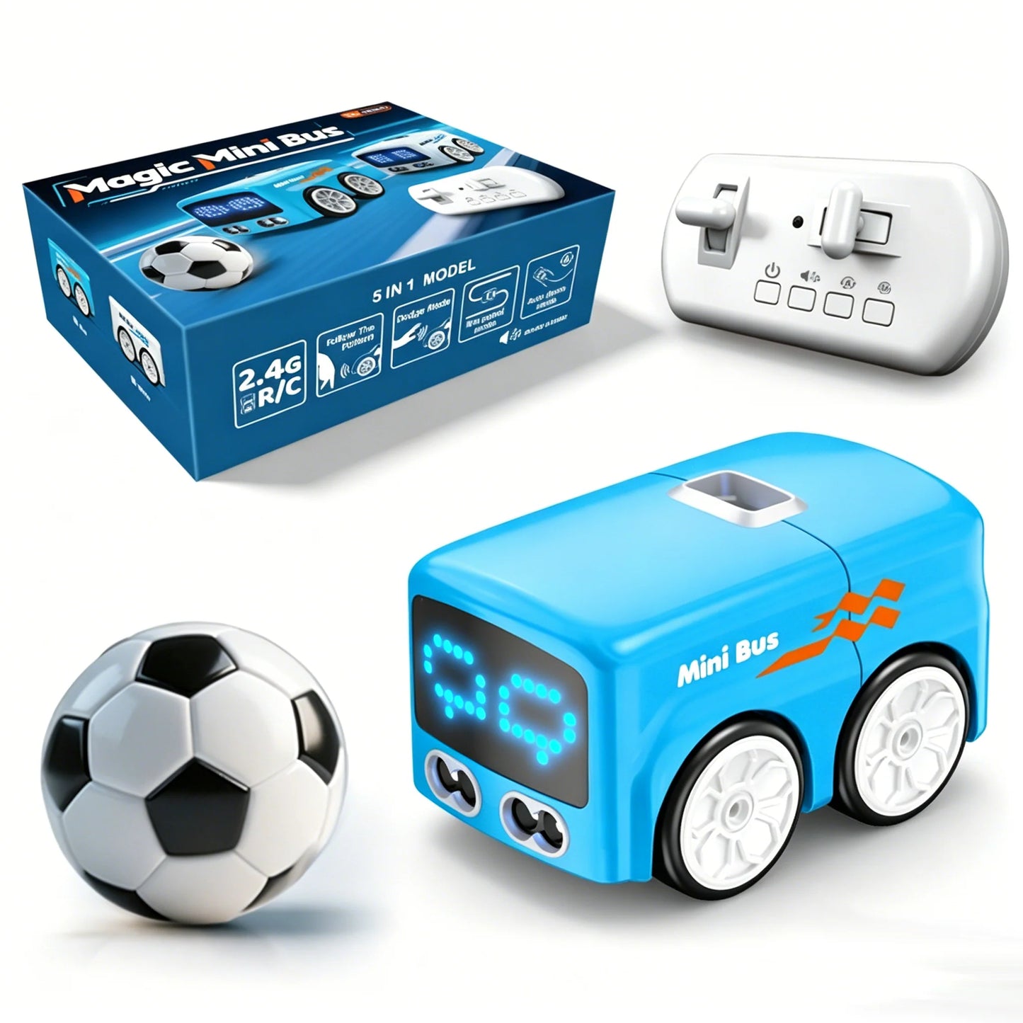 SmartCruise – Intelligent Gesture Control RC Bus with LED Expressions