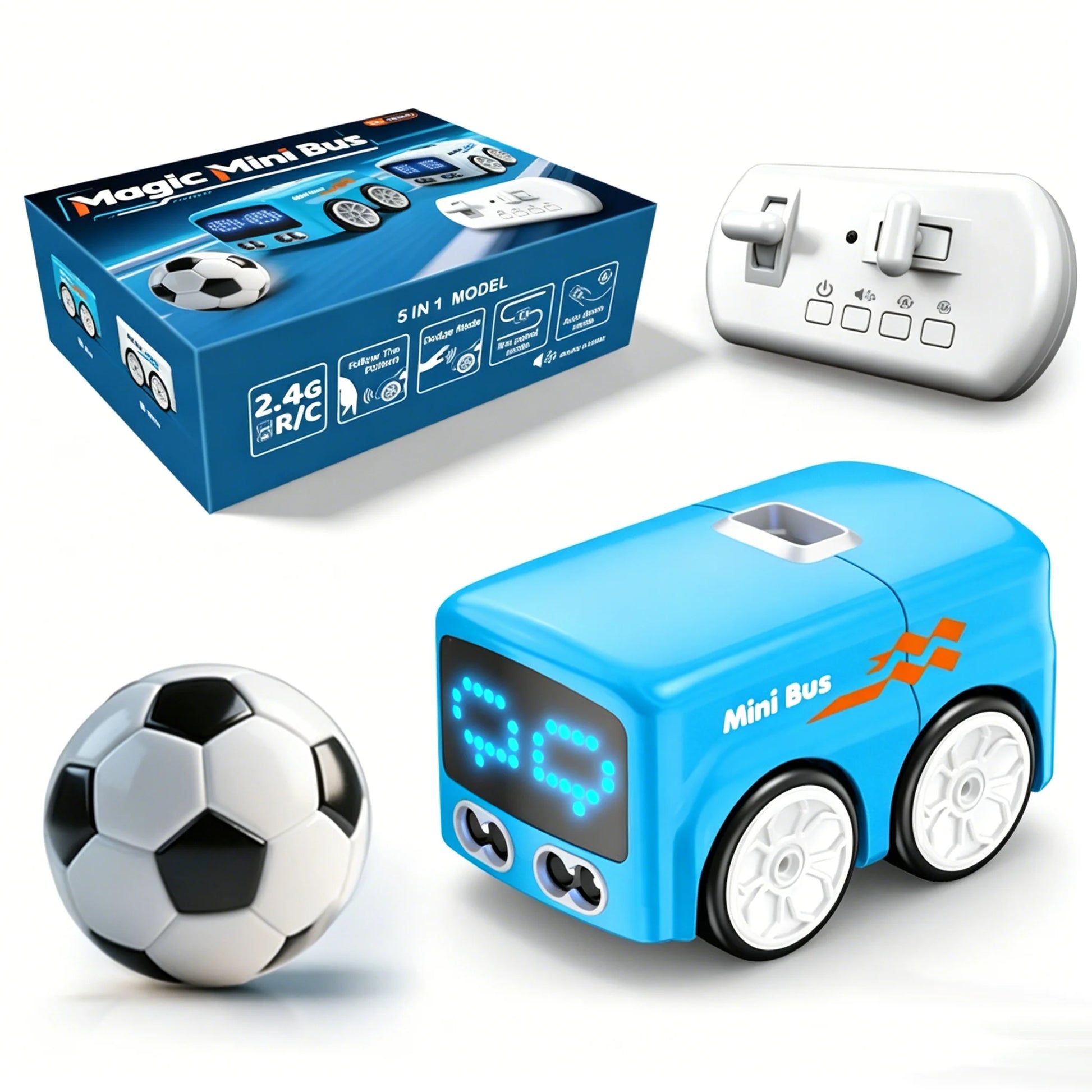 SmartCruise – Intelligent Gesture Control RC Bus with LED Expressions