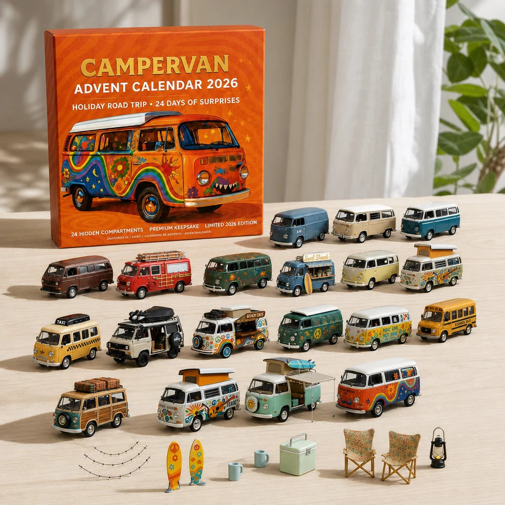 VanVoyage – 24-Day Vintage Road Trip Advent Calendar