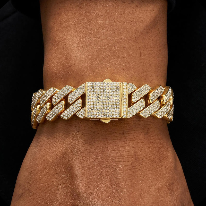 IceForce – Legendary Cuban Chain & Bracelet Set