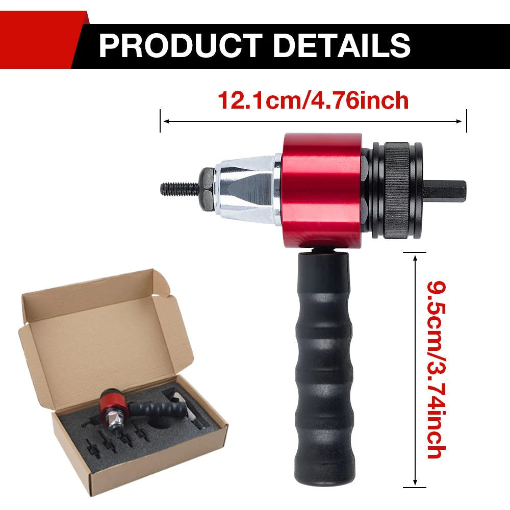 RivetPro – M3–M8 Electric Rivet Adapter Kit