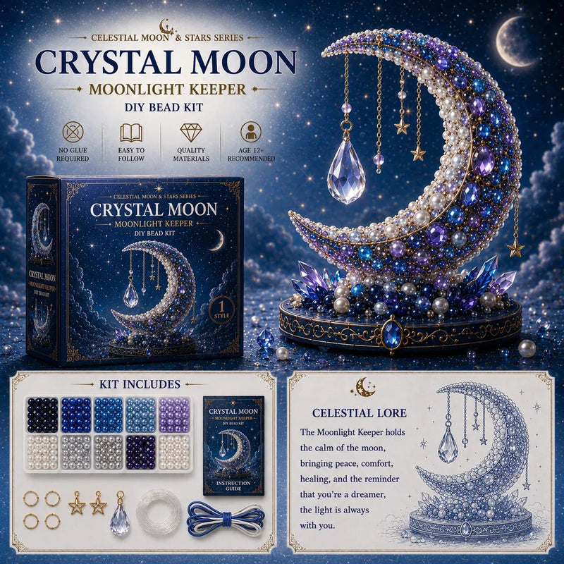 LunaCharm – Moon Cat Celestial DIY Bead Kit