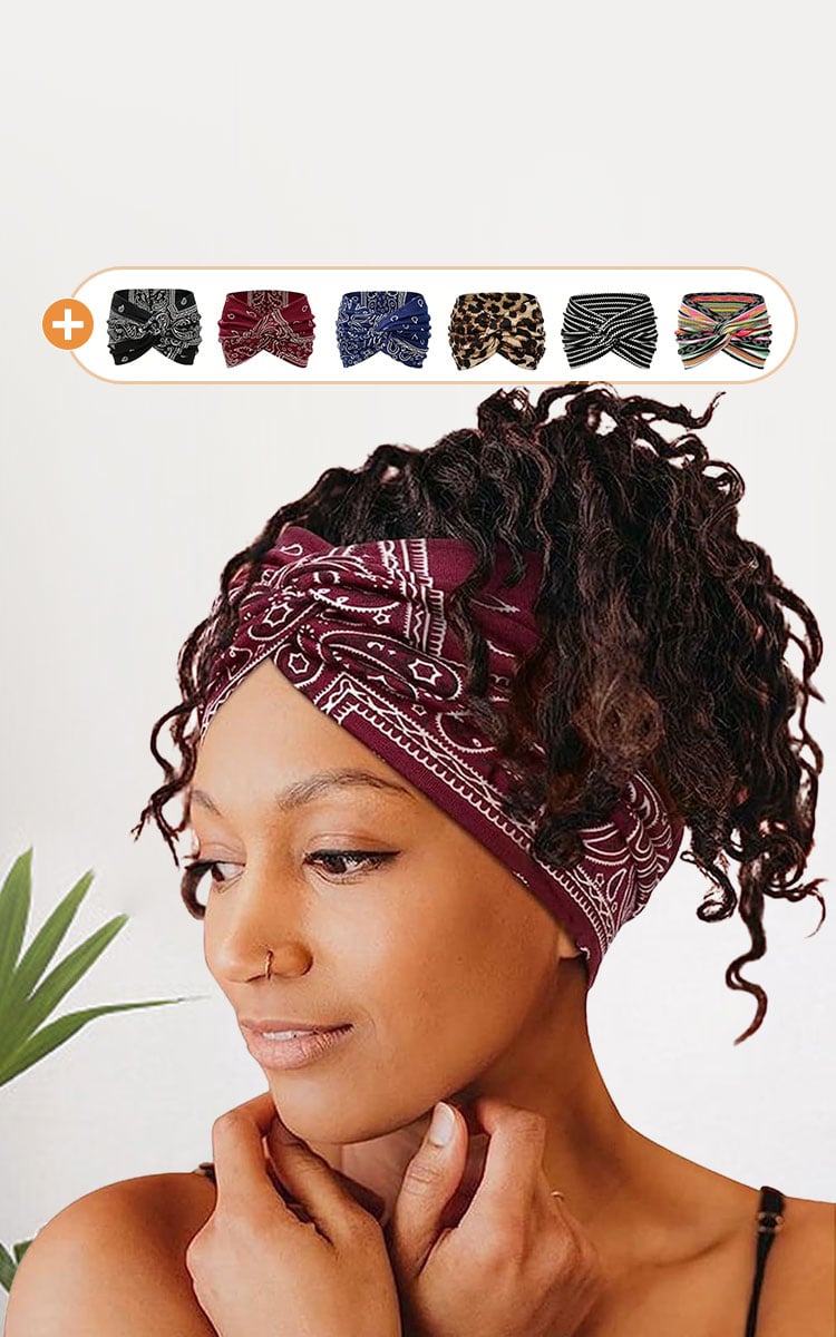 Printed Cross Headband