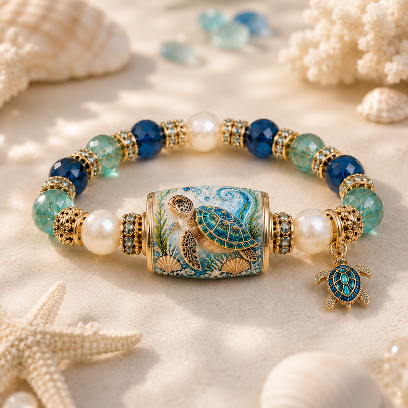OceanAura – Guardian Charm Bracelet