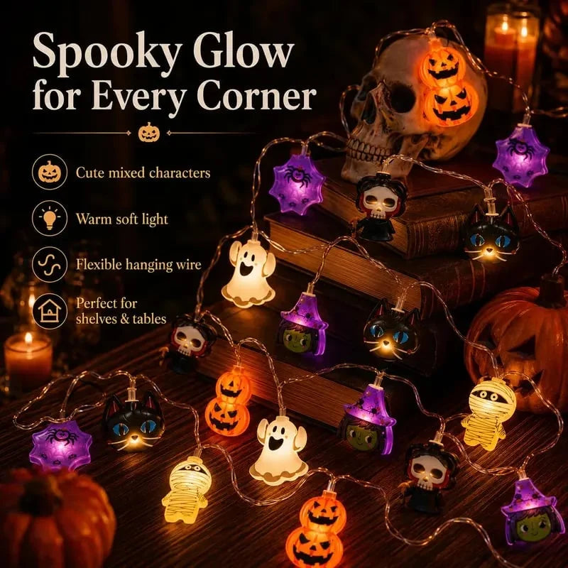 GlowPump – Pumpkin LED String Lights