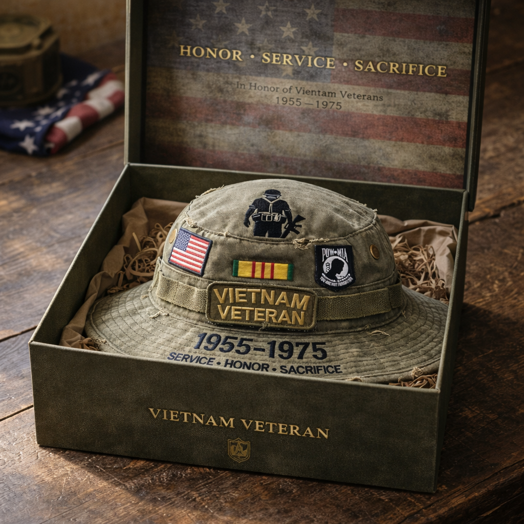 🏆Last Day Promo: 49% OFF 🎖️- Vietnam Veteran Tribute Boonie Hat - ✈️Buy 2 Free Shipping Today!