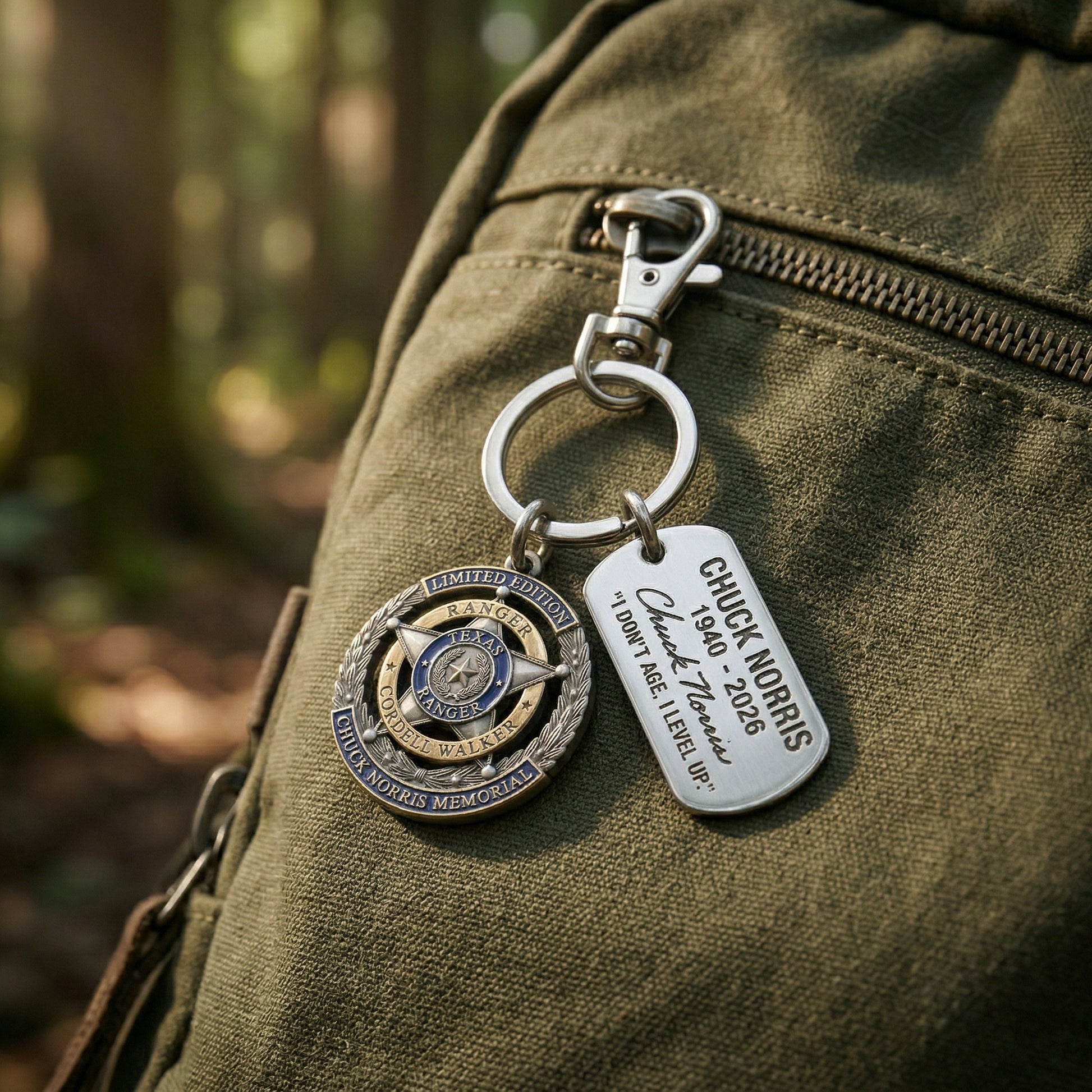 Chuck Norris Memorial Limited Edition Keychain