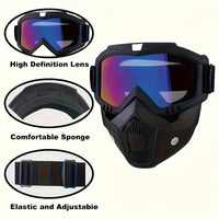 ShieldRide – Detachable Full-Face Outdoor Goggles