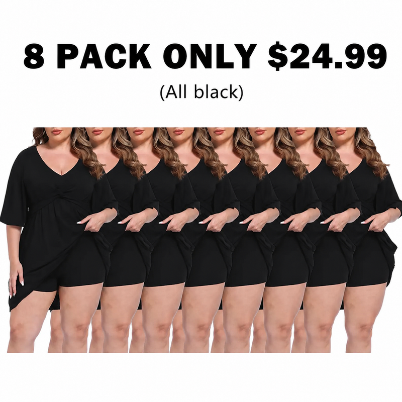 CurvaBelle – Plus Size Romper Dress