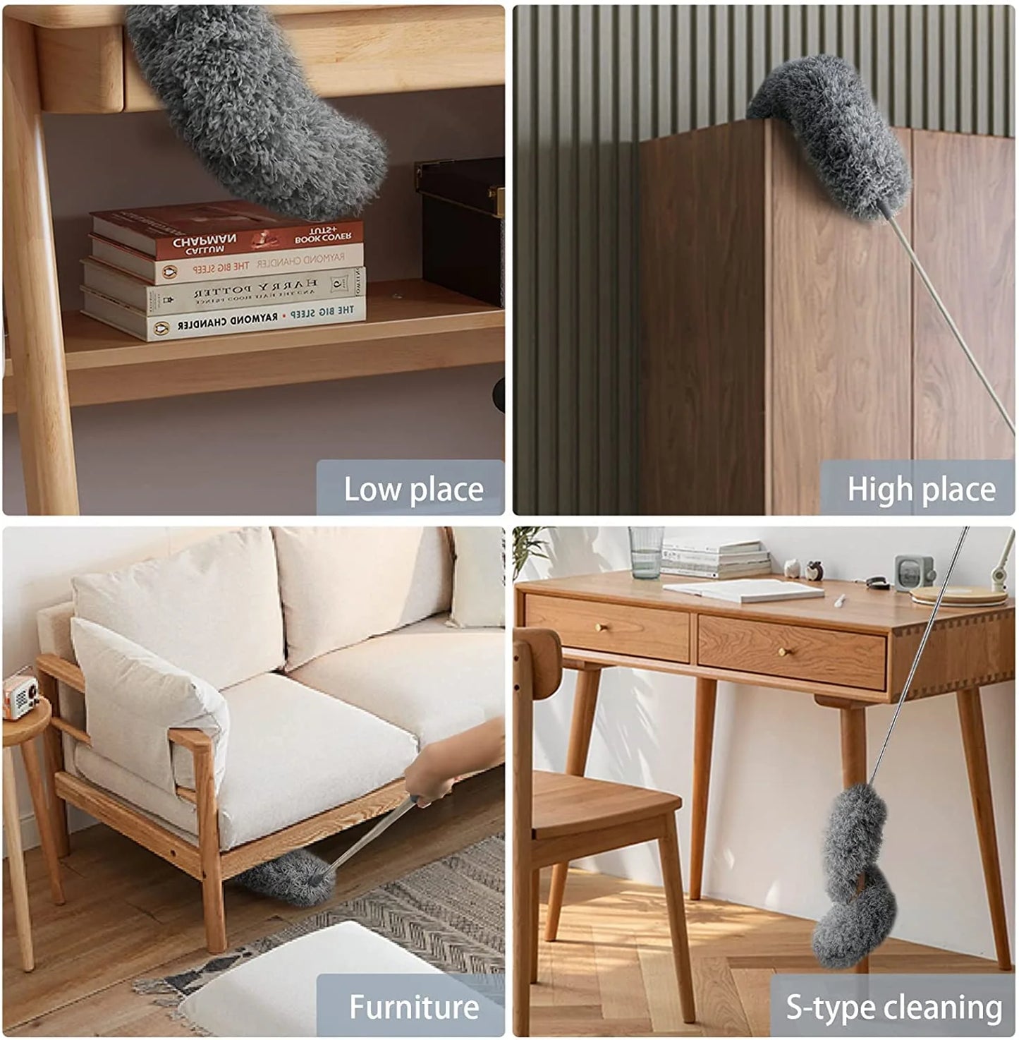 DustEase – Retractable Microfiber Duster