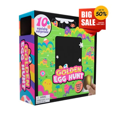 Golden Egg Treasure Hunt Squishy Toy