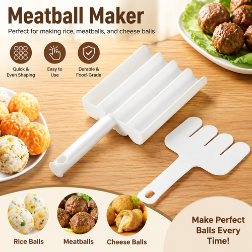 MeatballPro – 4-In-1 Quick Meatball & Rice Ball Maker