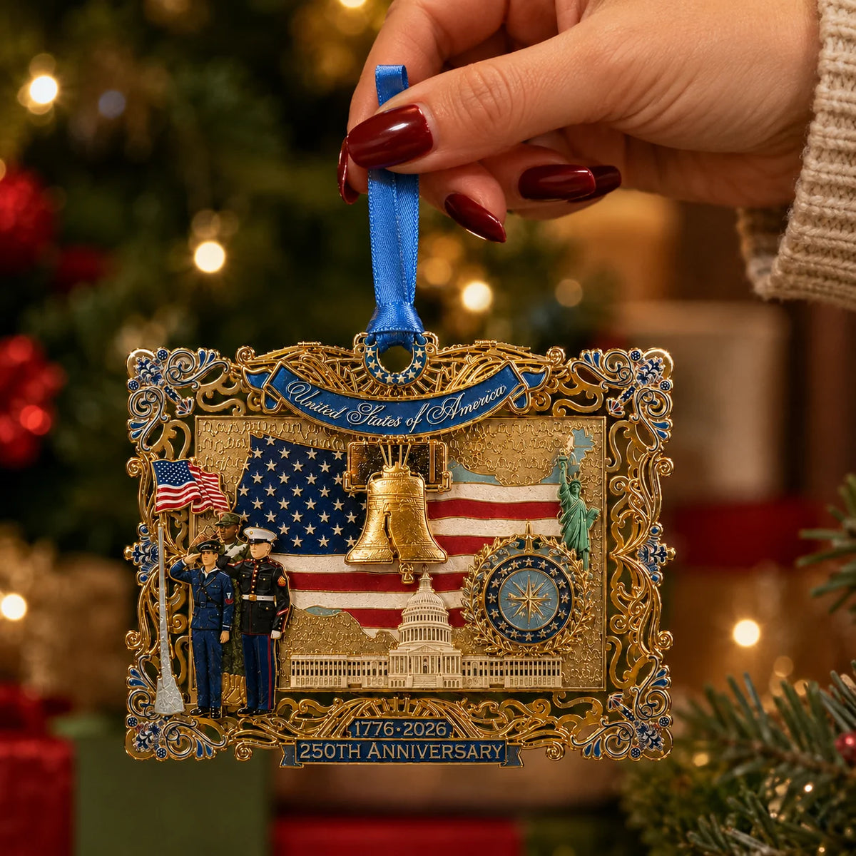 LegacyPride – 1776–2026 American Heritage Ornament