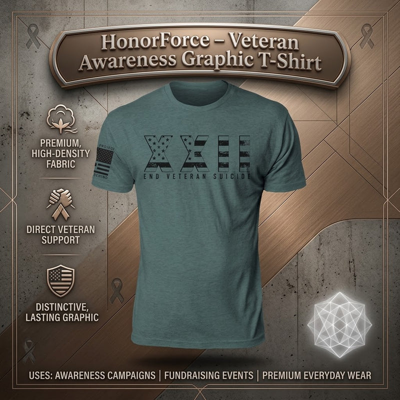 HonorForce – Veteran Awareness Graphic T-Shirt