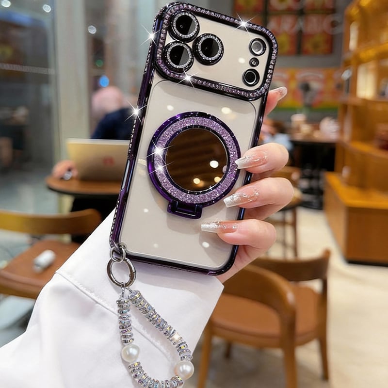 FlashFemme - Luxe Mirror Sparkle Case