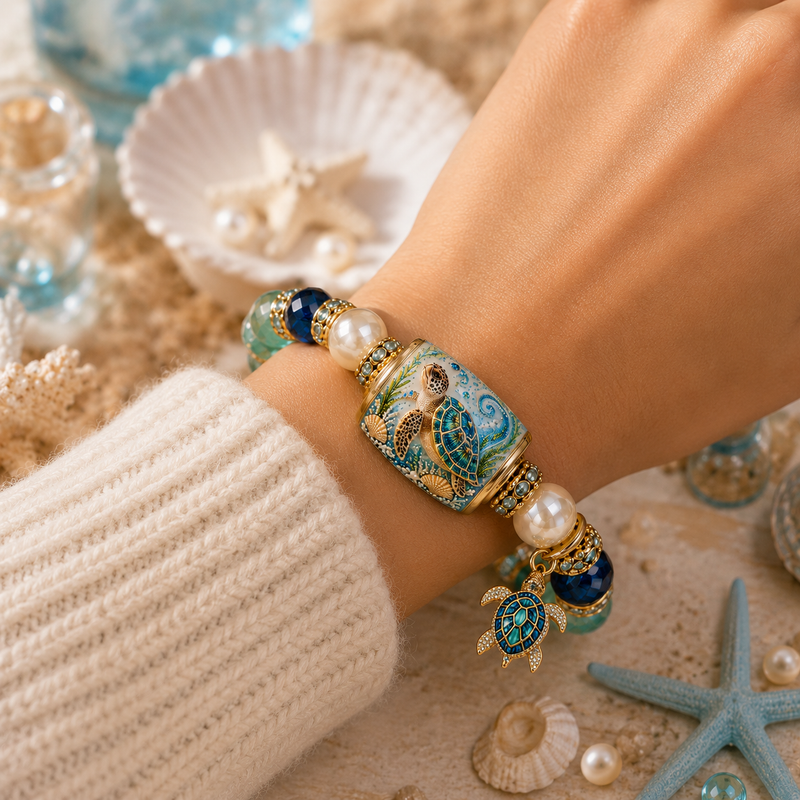OceanAura – Guardian Charm Bracelet