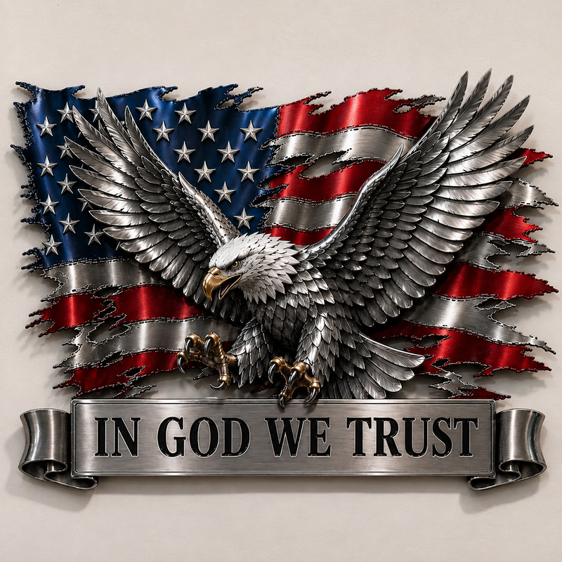 EagleHonor – In God We Trust American Wall Art