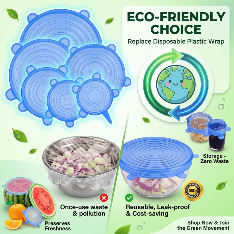 SealFlex – Reusable Silicone Stretch Lid Set
