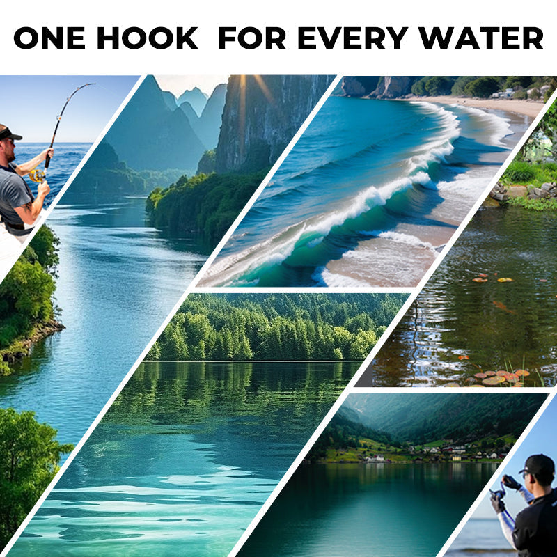 AquaStrike – Professional Barbed Double Fishing Hooks